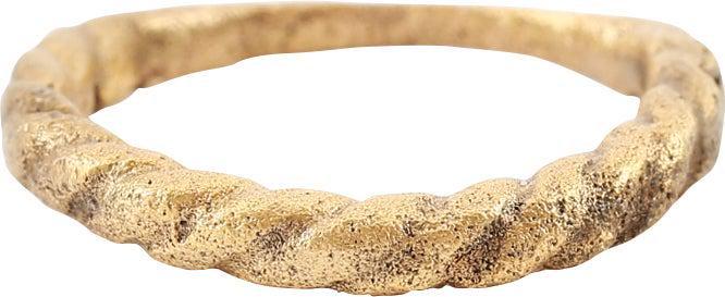 RARE VIKING TWISTED RING C.866-1067 AD SZ 6 3/4 (1 of 3)