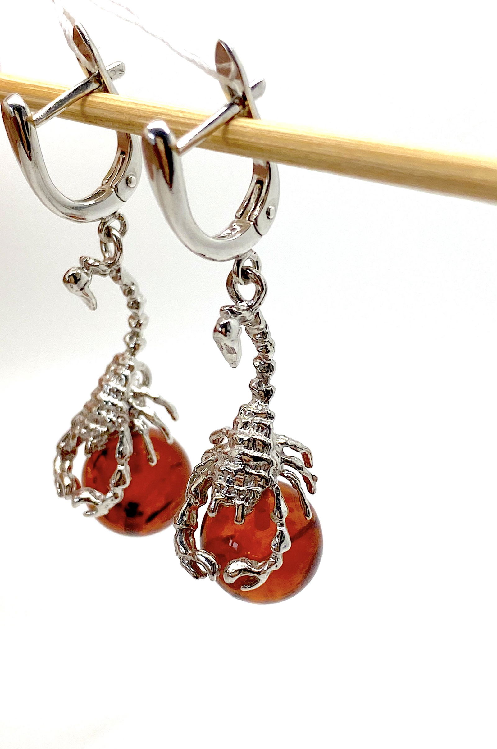 Astonishing Vintage Amber Earrings (1 of 9)