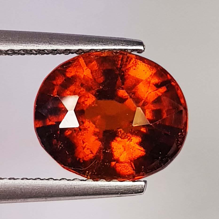 4.67 ct Natural Hessonite Garnet Oval Cut (1 of 5)