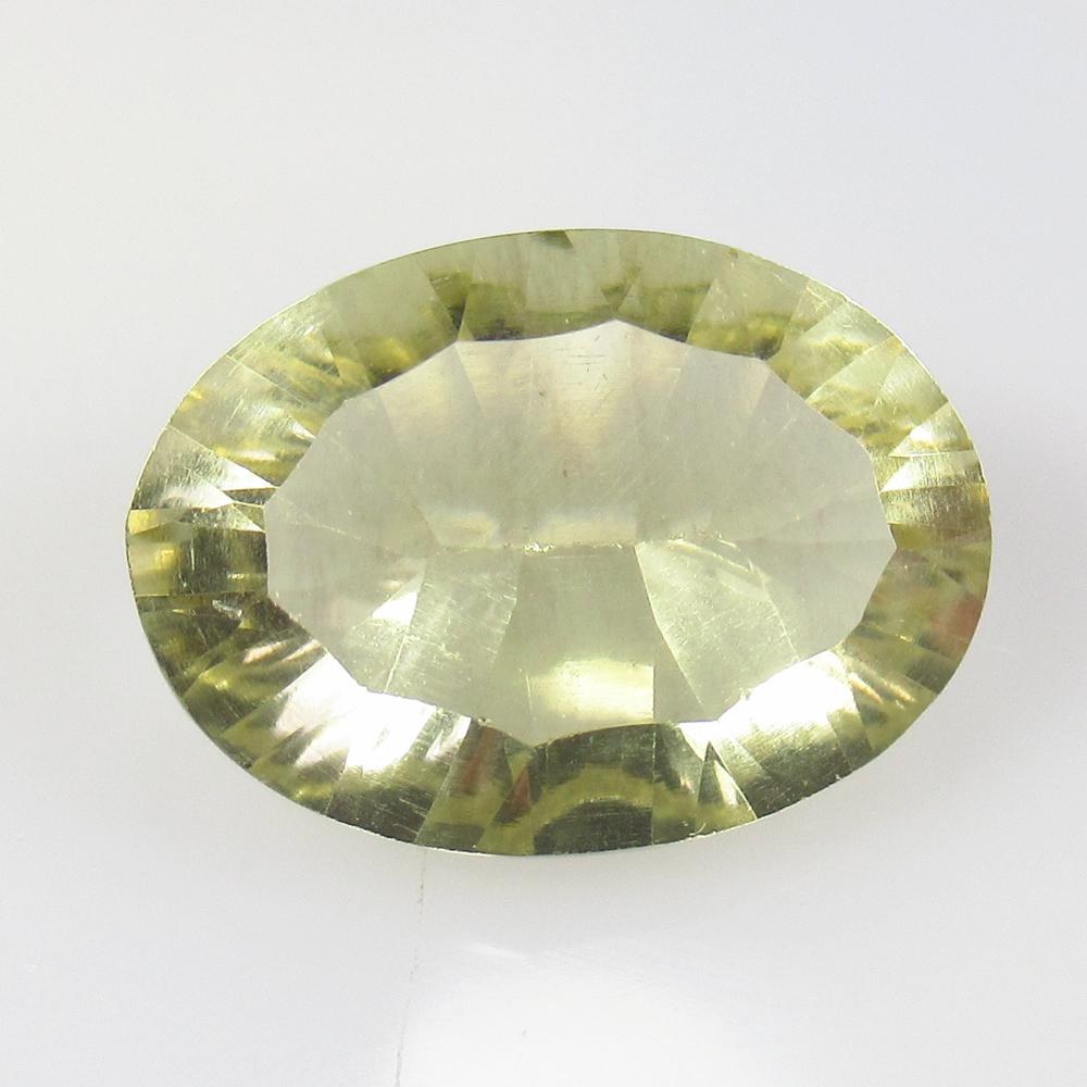 10.77 Ct Natural Lemon Quartz Concave Cut (1 of 2)