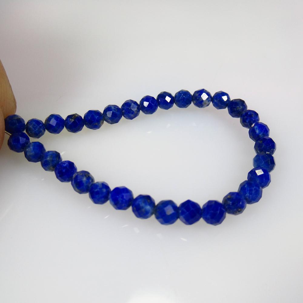 8.48 Ct Natural 31 Lapis Lazuli Drilled Round Cut Beads: No Reserve! Title: 8.48 Ct Natural 31 Lapis Lazuli Drilled Round Cut Beads Stone Clarity: Opaque Gemstone: Natural Lapis Lazuli Beads Carat Weights: 8.48 Size/Dimensions: 3.30 - 3.70 mm / 31 PC's Addi