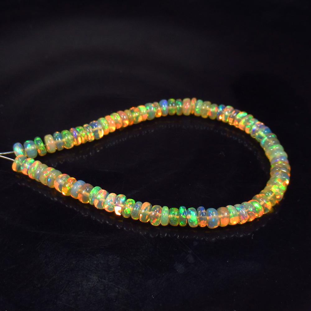 10.66 Ct Natural 76 Ethiopian Drilled Fire Opal Beads (1 of 3)