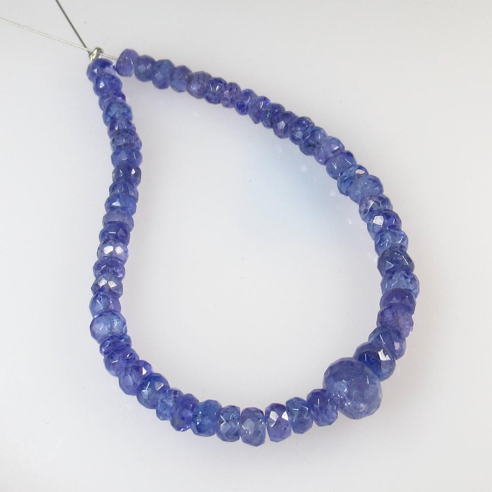 17.57 Ctw Natural 34 Drilled Tanzanite Round Beads (1 of 2)