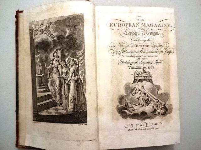1788 European Magazine Eighteen Engravings (1 of 7)