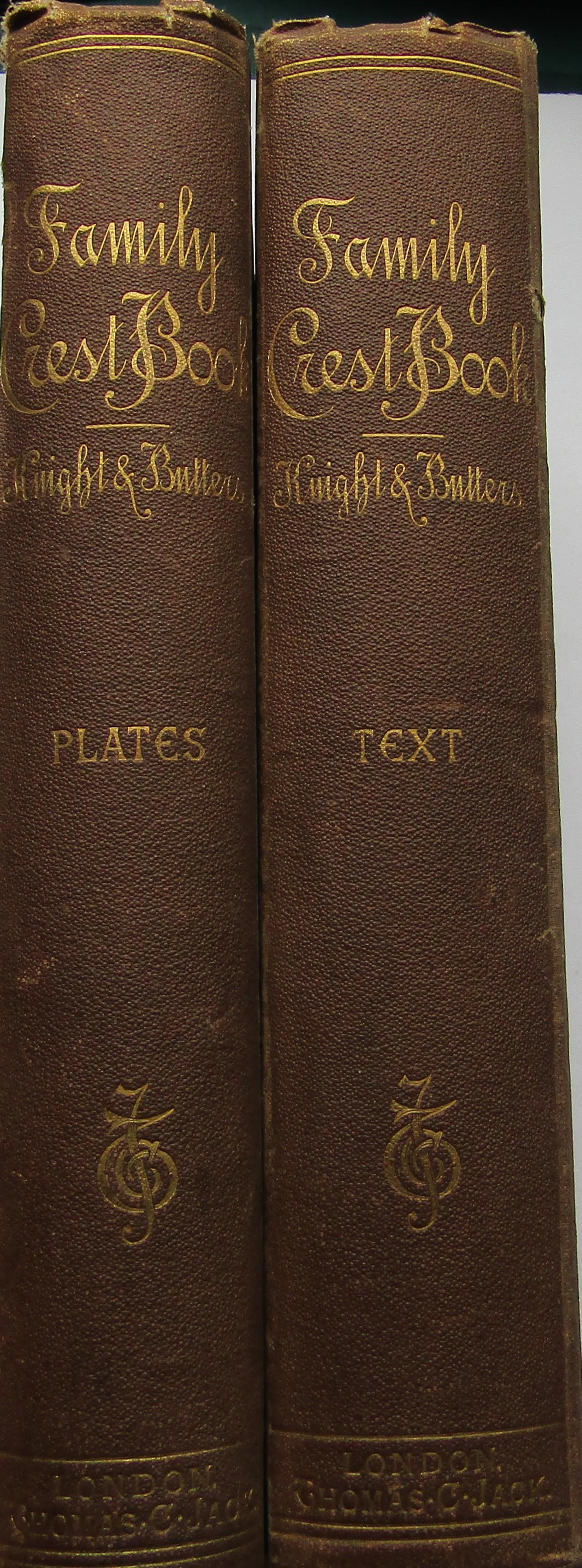 Family Crest Book - Two Volumes (1 of 4)