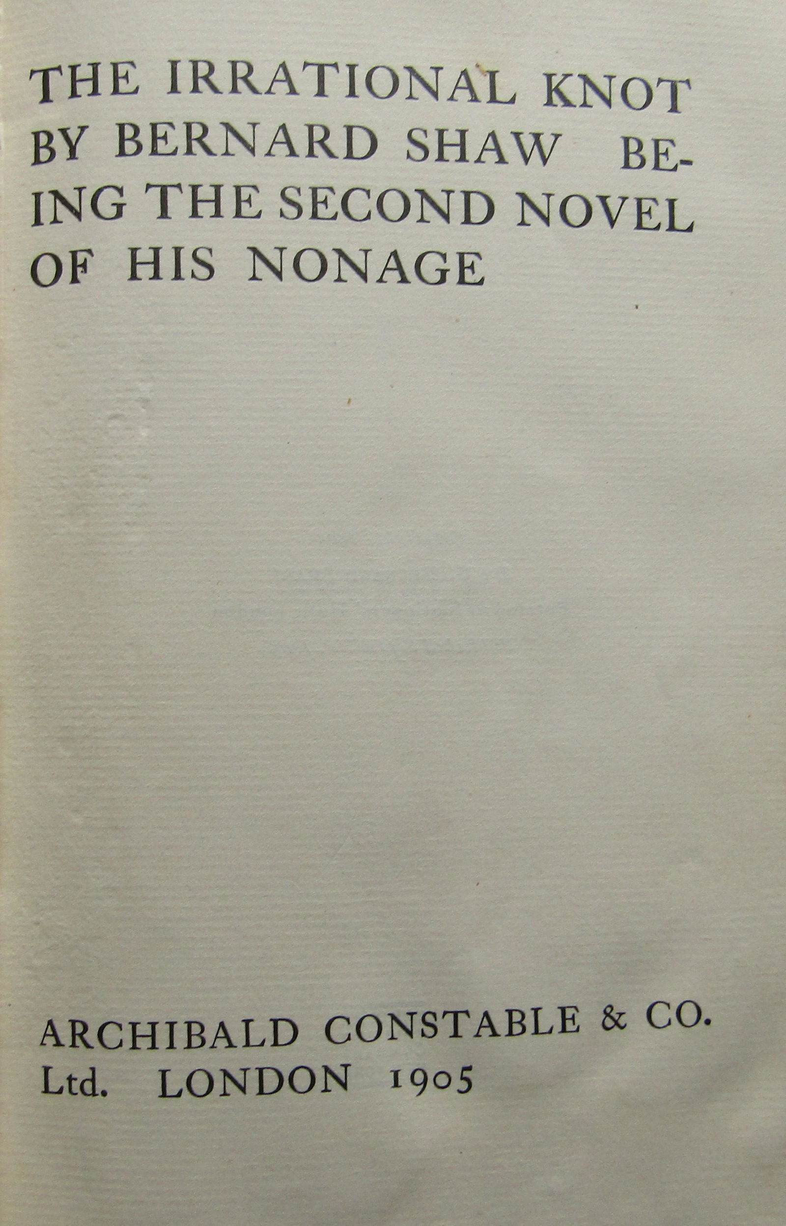 The Irrational Knot (1 of 4)