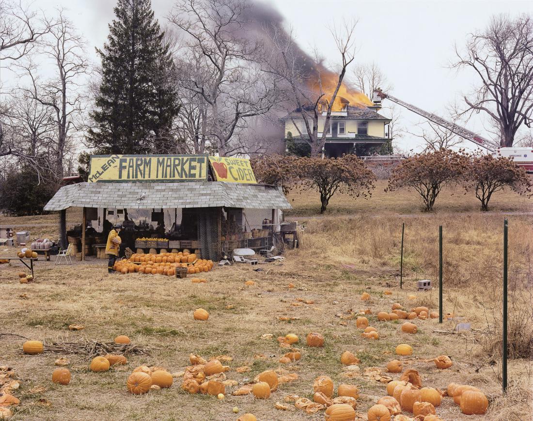 JOEL STERNFELD - McLean, Virginia, 1978: Artist: Joel Sternfeld Title: McLean, Virginia, 1978 Medium: Photo Litho, 2004, Germany Dimensions: 13.35x10.55" Description: Heat Wax Mounted on 14x18" Conservation board Artist Bio: Joel Sternfeld (