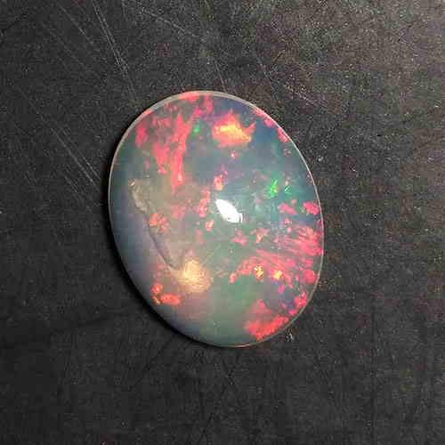 3.10 CTS NATURAL ETHIOPIAN WELO WHITE OPAL OVAL SHAPE: Title: 3.10 CTS NATURAL ETHIOPIAN WELO WHITE OPAL OVAL SHAPE GOOD LUSTER LOOSE GEMSTONES Carat Weights: 3.1 Size/Dimension: 12.6 x 10.2 x 5.1 MM Provenance/Additional Info:UNHEATED Reserve: $25.00 Shi