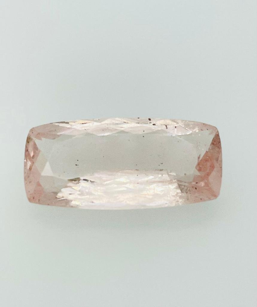 10.14ct Polished Morganite Stone,: Title: 10.14ct Polished Morganite Stone, Additional Information: 10.14ct Polished Morganite Stone, Color: Pink Gemstones: Polished Morganite Reserve: $50.00 Shipping: Domestic: Flat-rate of $10.00 to 