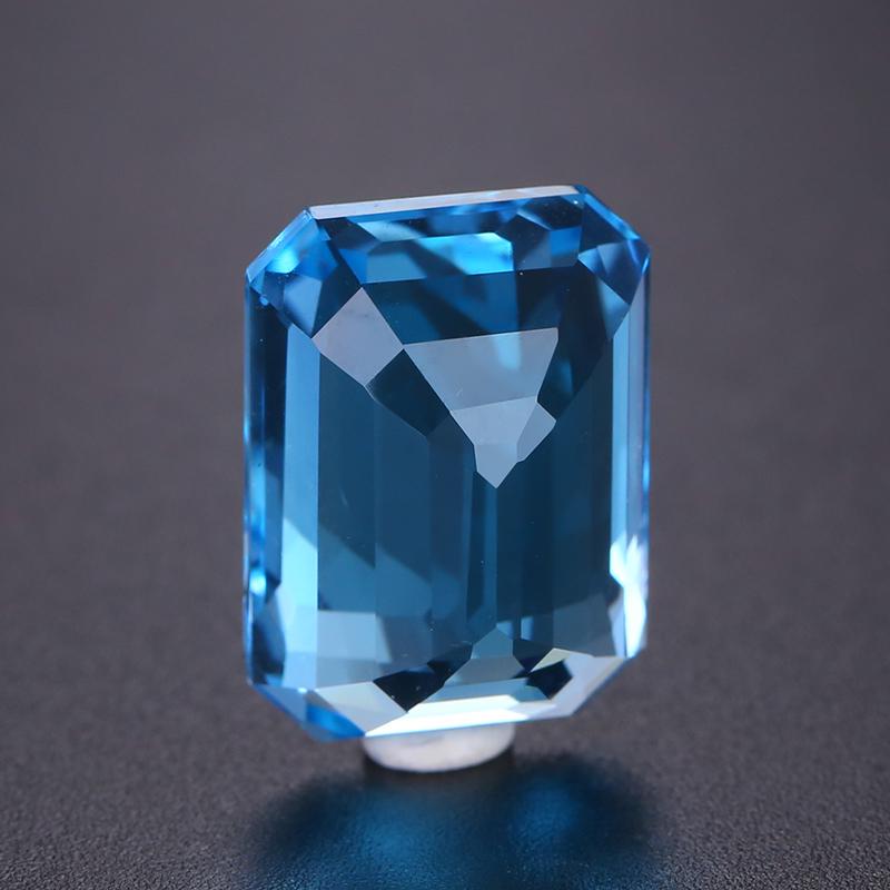 Natural Emerald Cut 17.1 Carats Topaz Loose Gemstone (1 of 7)