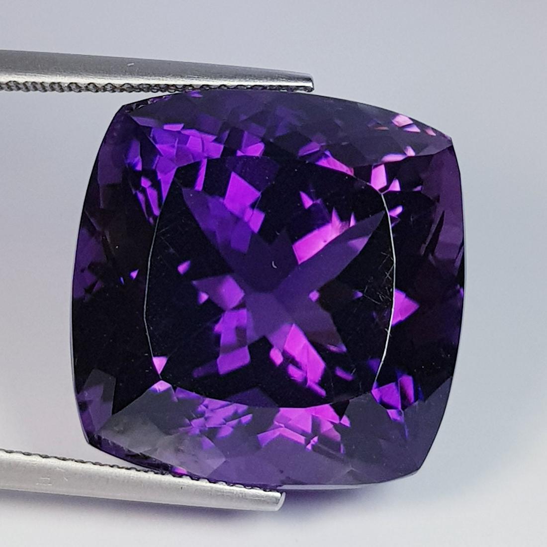 45.06 ct Natural Amethyst Cushion Cut (1 of 5)