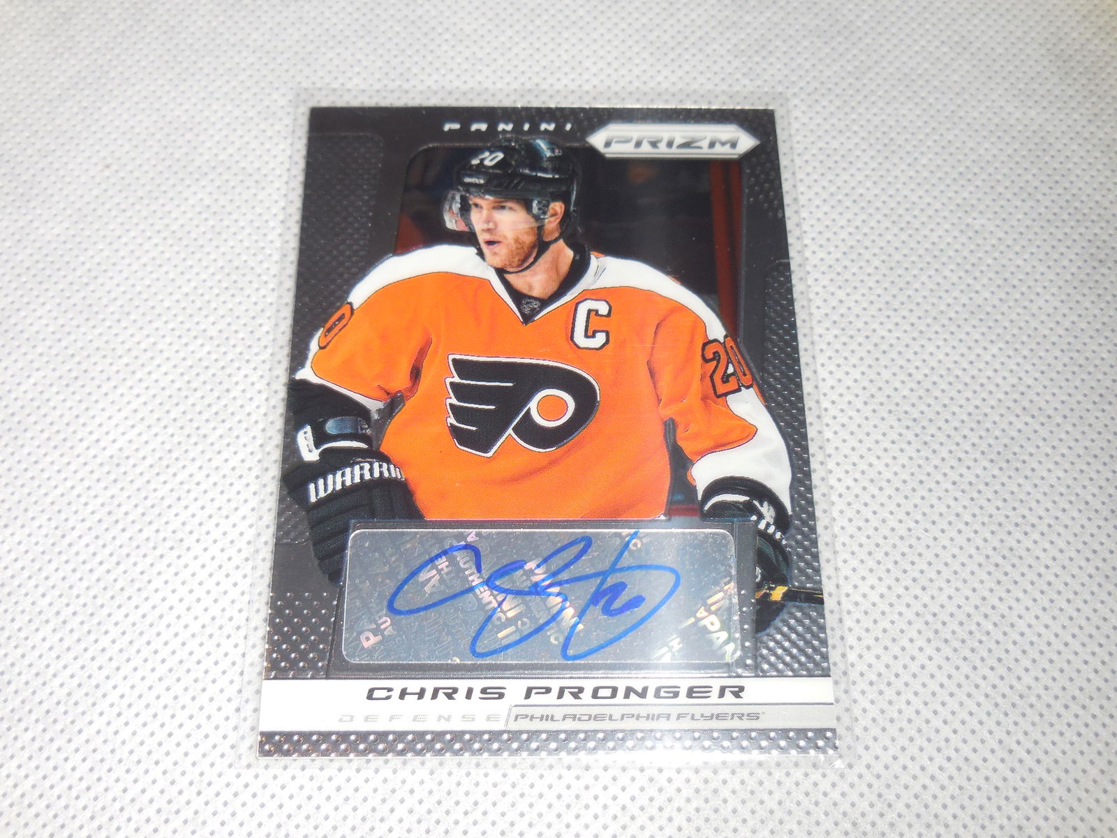 13-14 PANINI PRIZM CHRIS PRONGER FLYERS AUTOGRAPH CARD (1 of 2)
