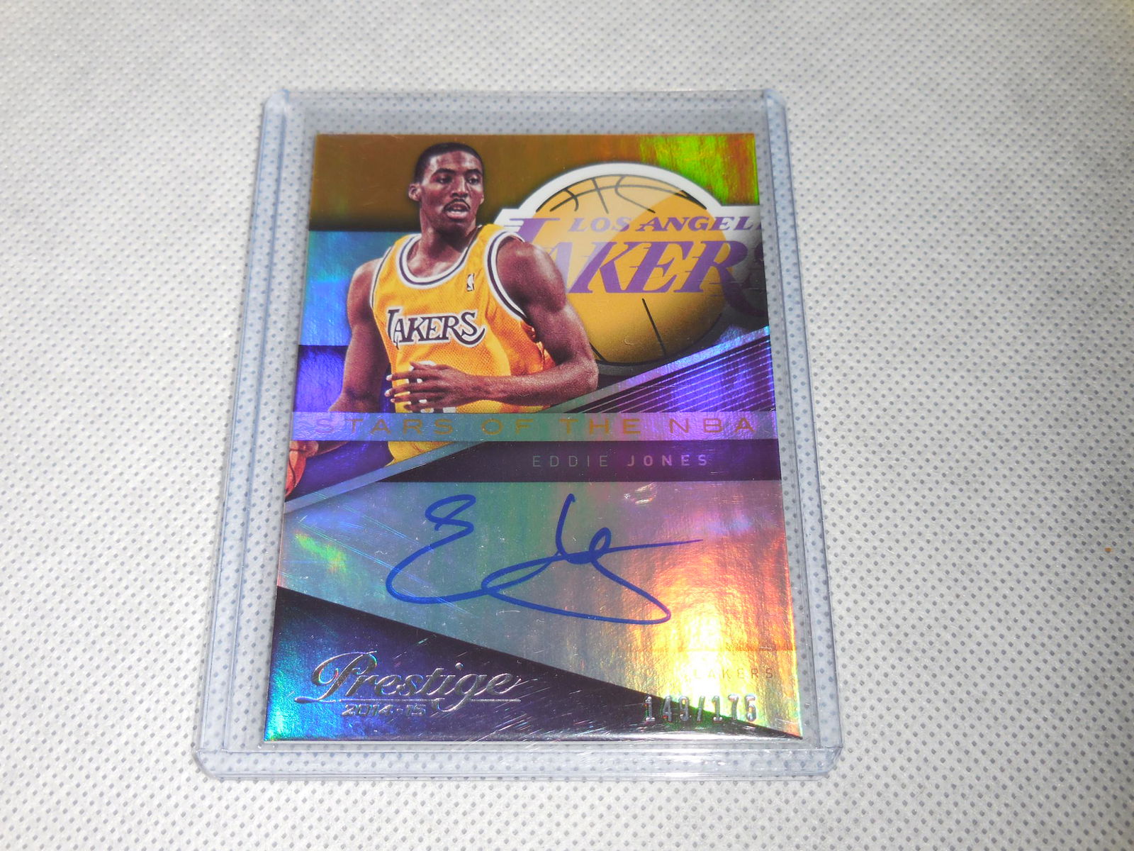 2014-15 PANINI PRESTIGE EDDIE JONES HOLO AUTOGRAPH (1 of 2)