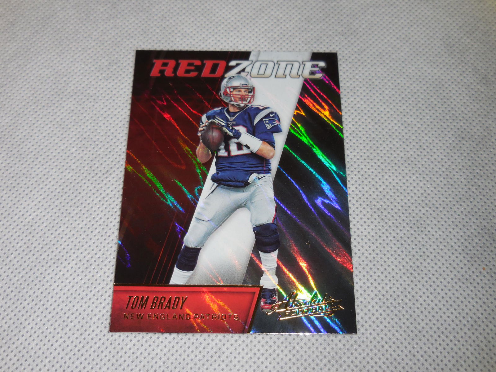 2016 PANINI ABSOLUTE TOM BRADY RED ZONE HOLOFOIL (1 of 2)