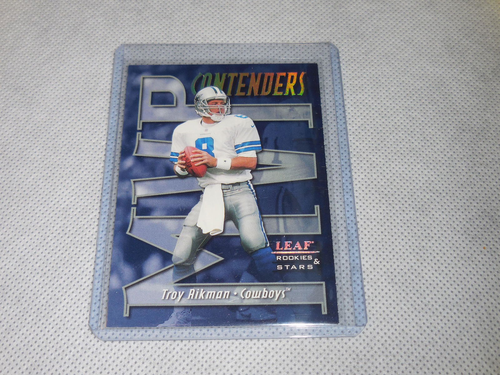 1998 LEAF R&S TROY AIKMAN MVP CONTENDERS #'D 1482/2500 (1 of 2)