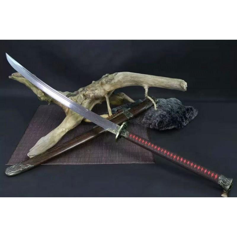 Exclusive pattern sabre damascus steel sword dagger (1 of 5)