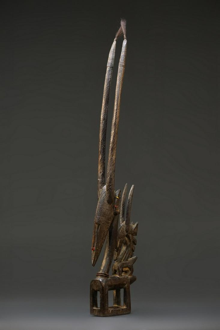 A female Ci wara (Bamana) antelope headdress (1 of 18)