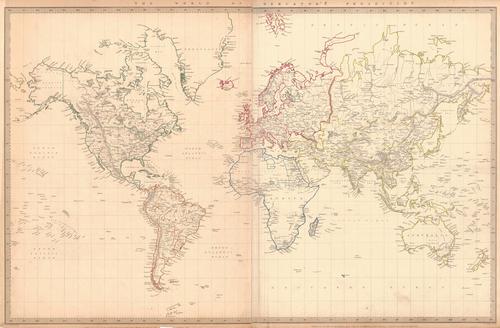 World On Mercator's Projection (1 of 1)