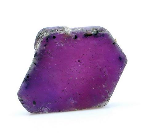 Natural & unheated~ Purple Pink Ruby Slice (1 of 8)