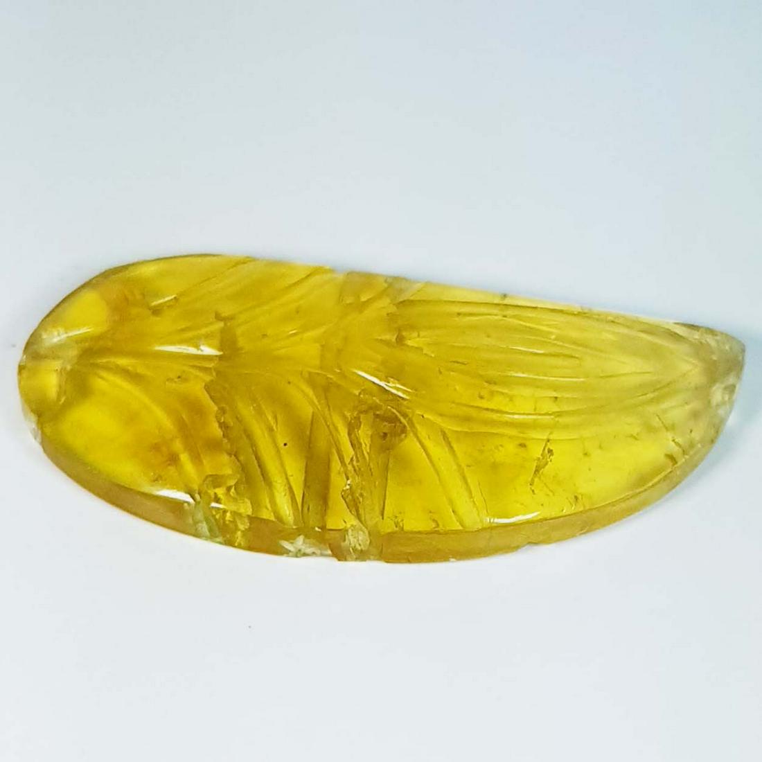 26.60 Ct Natural Fluorite Fancy Flower Cut (1 of 5)