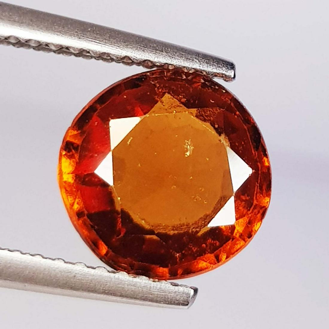 2.44 ct Natural Hessonite Garnet Round Cut (1 of 4)