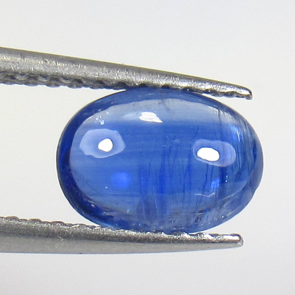 1.20 Ctw Natural Deep Blue Kyanite Oval Cab (1 of 2)