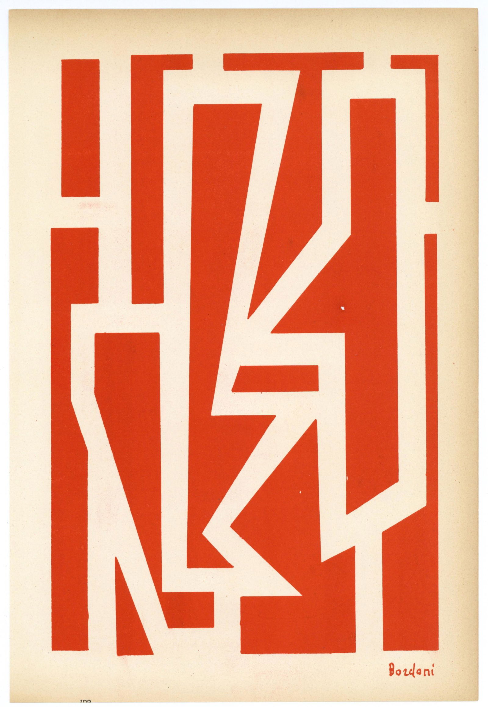 Enrico Bordoni original lithograph | Movimento Arte (1 of 1)