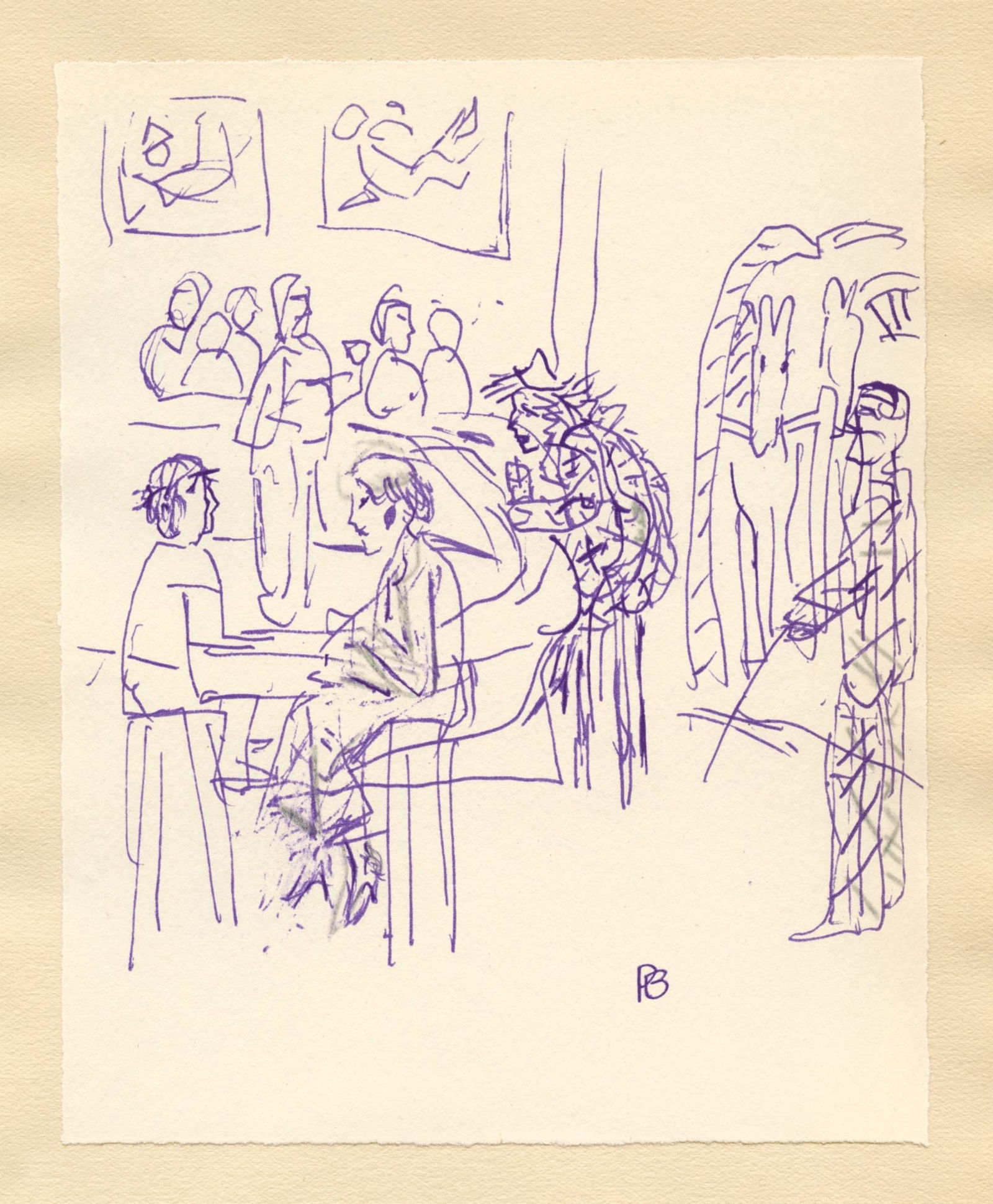 Pierre Bonnard lithograph for Correspondances, 1944 (1 of 1)