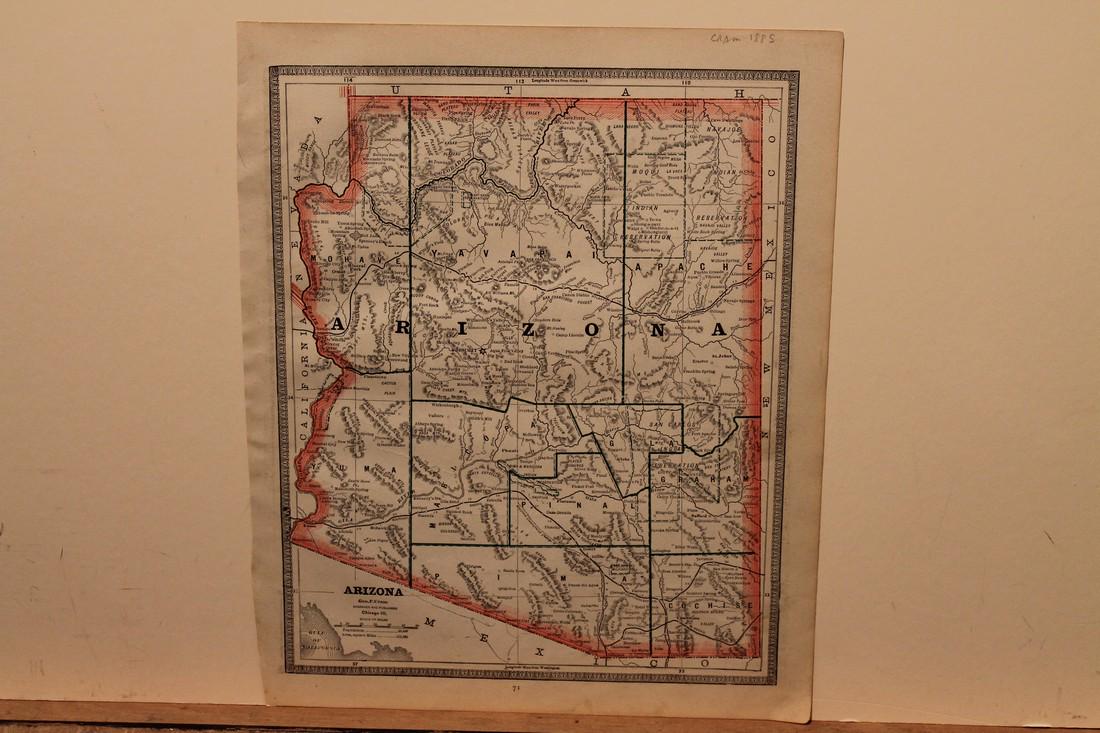 1885 Arizona Map (1 of 3)