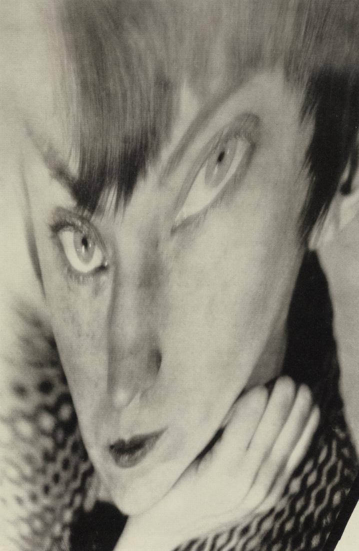 BERENICE ABBOTT - Self Portrait, 1930: Artist: Berenice Abbott Title: Self Portrait, 1930 Medium: Photo Litho, 2001, USA Dimensions: 5.55x8.5" Description: Heat Wax Mounted on 8.5x11" Conservation Board Berenice Abbot, originally named Ber