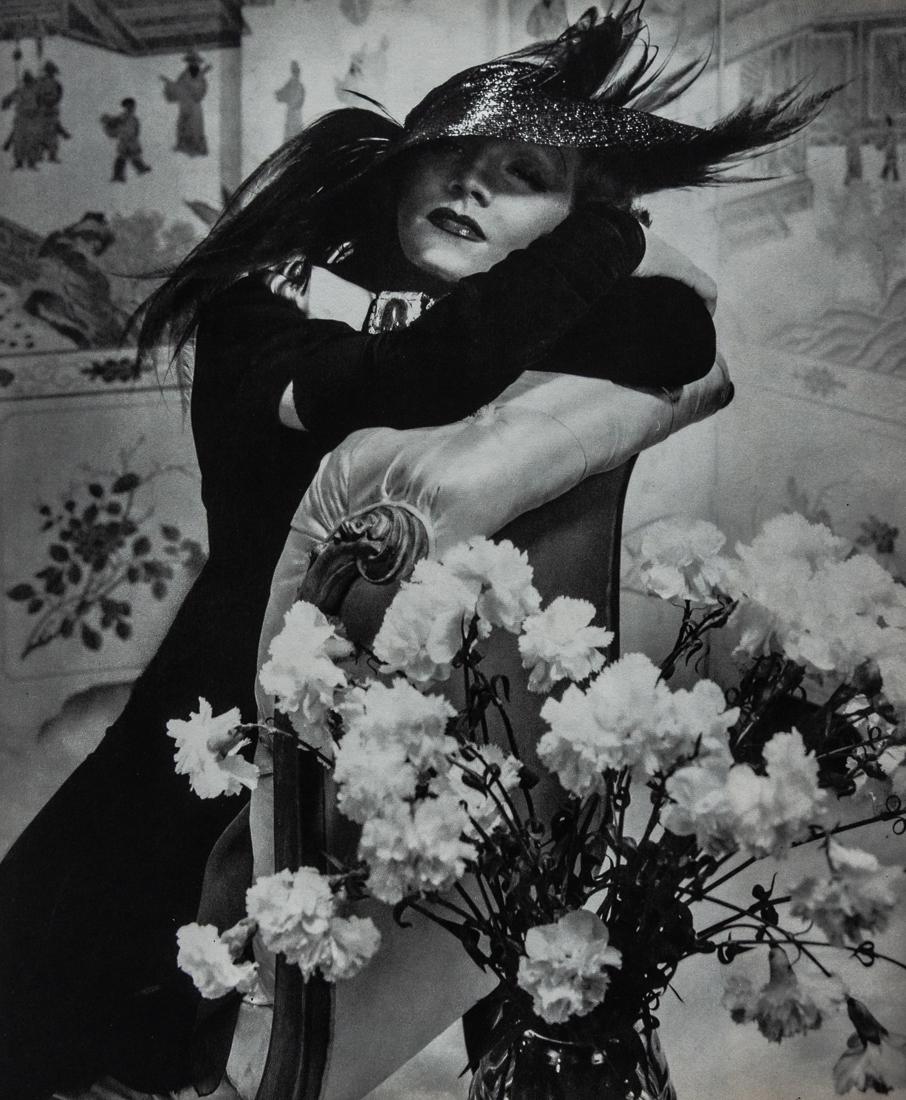 EDWARD STEICHEN - Marlene Dietrich: Artist: Edward Steichen Title: Marlene Dietrich Medium: Sheet Fed Gravure, 1960, Germany Dimensions: 9.7x11.75" Description: Heat Wax Mounted on 14x18" Conservation board Artist Bio: Edward Steichen w