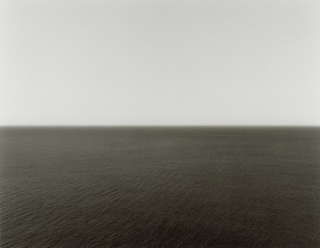 HIROSHI SUGIMOTO - Mediterranean Sea, Crete, 1990: Artist: Hiroshi Sugimoto Title: Mediterranean Sea, Crete, 1990 (Neg. 346) Medium: Photo Litho, 2019, Italy Dimensions: 8.45x6.55" Description: Heat Wax Mounted on 8.5x11" Conservation Board Artist Bio