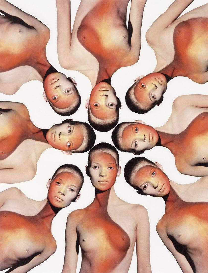 MICHAEL THOMPSON - Kaleidoscope, New York City, 1993: Artist: Michael Thompson Title: Kaleidoscope, New York City, 1993 Medium: Photo Litho, 2005, Germany Dimensions: 9.7x12.75" Description: Heat Wax Mounted on 12x16" Conservation Board Artist Bio: Micha