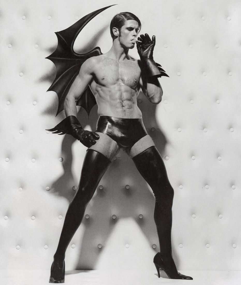 INEZ VAN LAMSWEERDE - Fritz Kok, 1990: Artist: Van Lamsweerde, Inez and Matadin, Vinoodh Title: Fritz Kok, 1990 Medium: Photo Litho, 2013, China Dimensions: 7.45x8.8" Description: Heat Wax Mounted on 11x14" Conservation Board Artist Bio: I