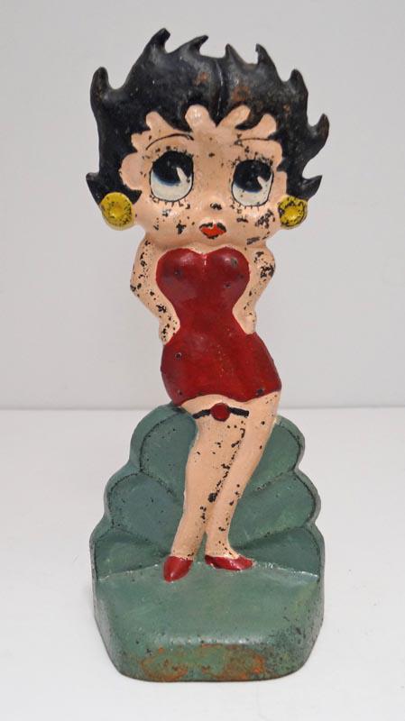 Vintage Betty Boop Cast Iron Doorstop (1 of 6)