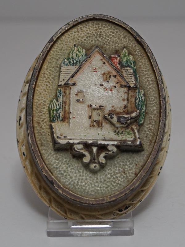 Antique Cottage w/ Song Bird Cast Iron Doorknocker (1 of 4)