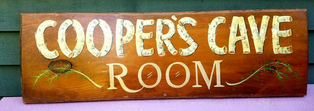 Antique Adirondack Camp Sign fantastic white birch (1 of 8)