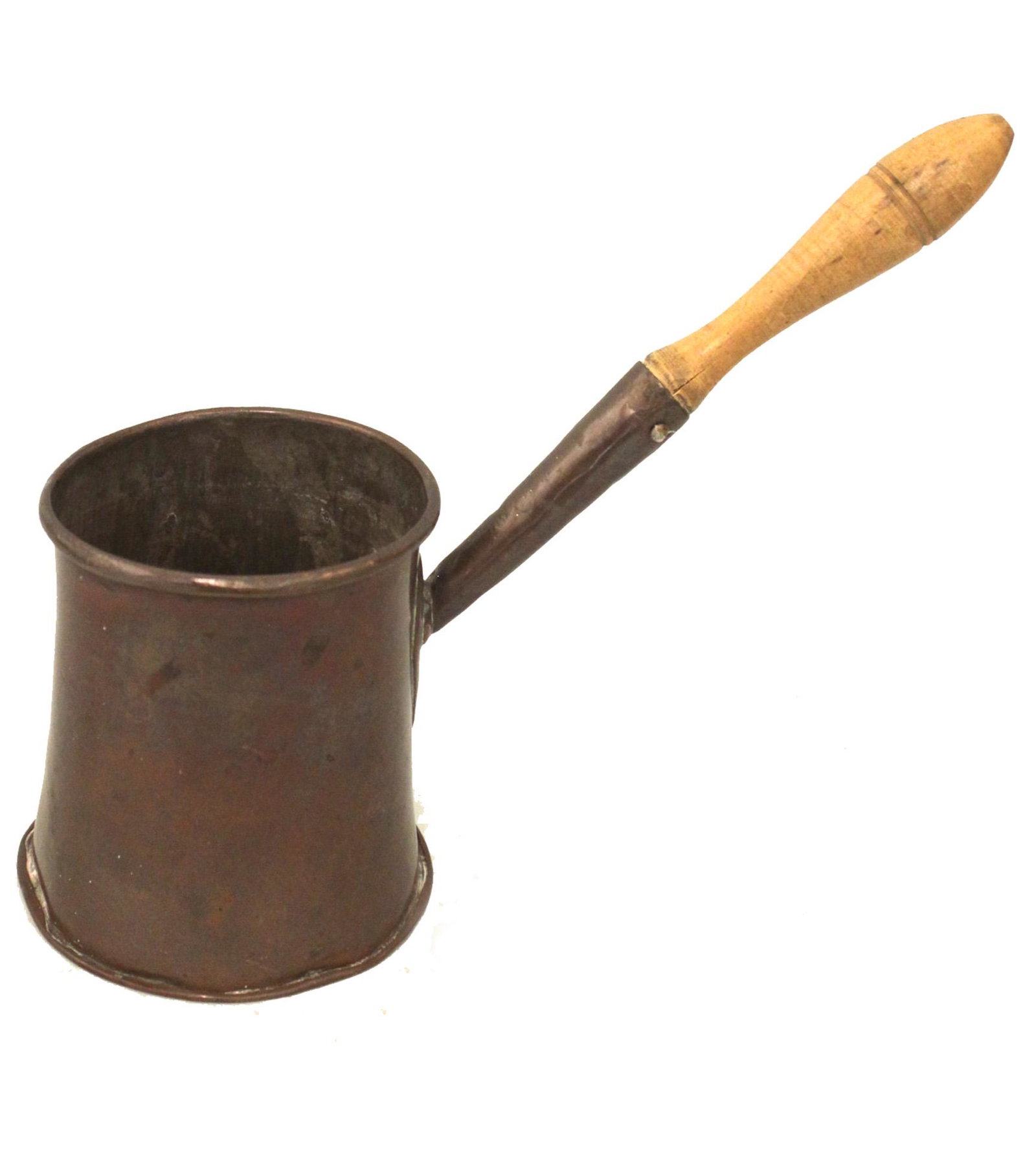 A late 18th century English copper sauce warmer: Title: A late 18th century English copper sauce warmer Provenance/Additional Info: A late 18th century English copper sauce warmer - c. 1790 - Size: 3 3/4" H x 6 1/2" D - Condition: very good Shipping