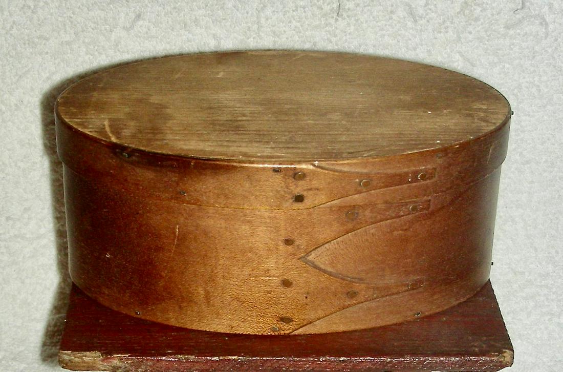 7 1/4" Oval Shaker Box w/3 Fingers (1 of 4)