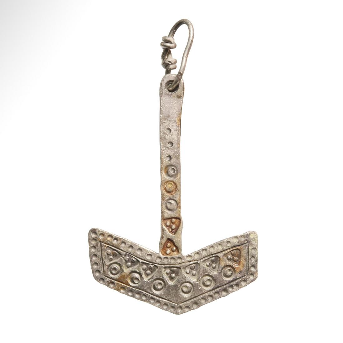 Viking Solid Silver “Hammer of Thor” or Mjölnir (1 of 6)
