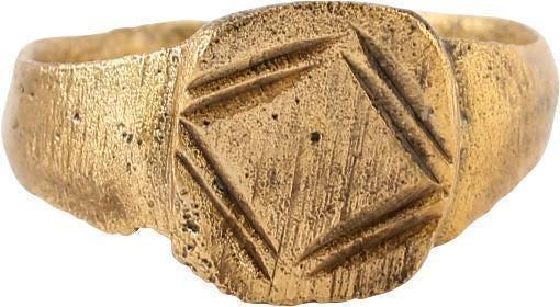 MEDIEVAL EUROPEAN RING, SIZE 6 (1 of 3)