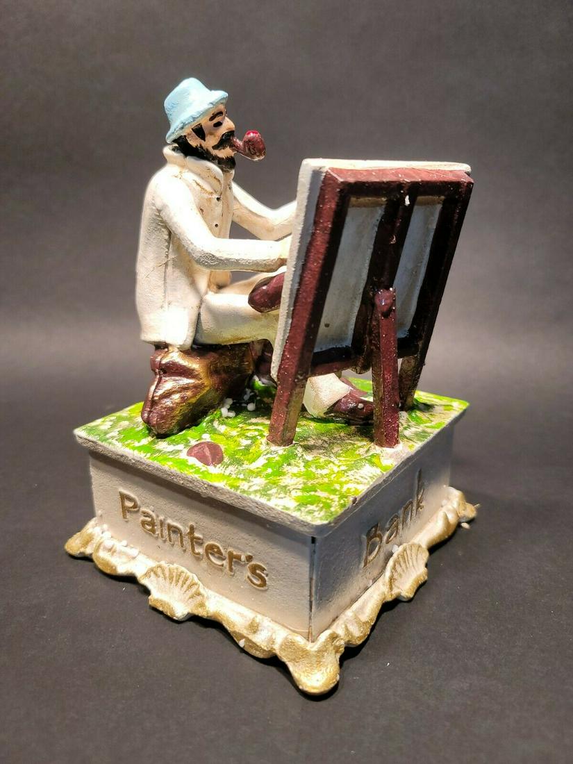 Painters Cast Iron Mechanical Coin Bank (1 of 20)
