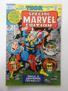 Special Marvel Edition #3: No Reserve! Special Marvel Edition #3 - FN+ Shipping:Domestic: Flat-rate of $9.99 (1-8 items ) or $19.99 (9+ items) to anywhere within the contiguous U.S.International: Foreign shipping rates are