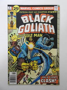 Black Goliath #4: No Reserve! Black Goliath #4 - VF+ Shipping:Domestic: Flat-rate of $9.99 (1-8 items ) or $19.99 (9+ items) to anywhere within the contiguous U.S.International: Foreign shipping rates are determined