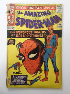 Amazing Spider-Man Annual #2 2 Hole Punches: No Reserve! Amazing Spider-Man Annual #2 2 Hole Punches - PR Shipping:Domestic: Flat-rate of $9.99 (1-8 items ) or $19.99 (9+ items) to anywhere within the contiguous U.S.International: Foreign