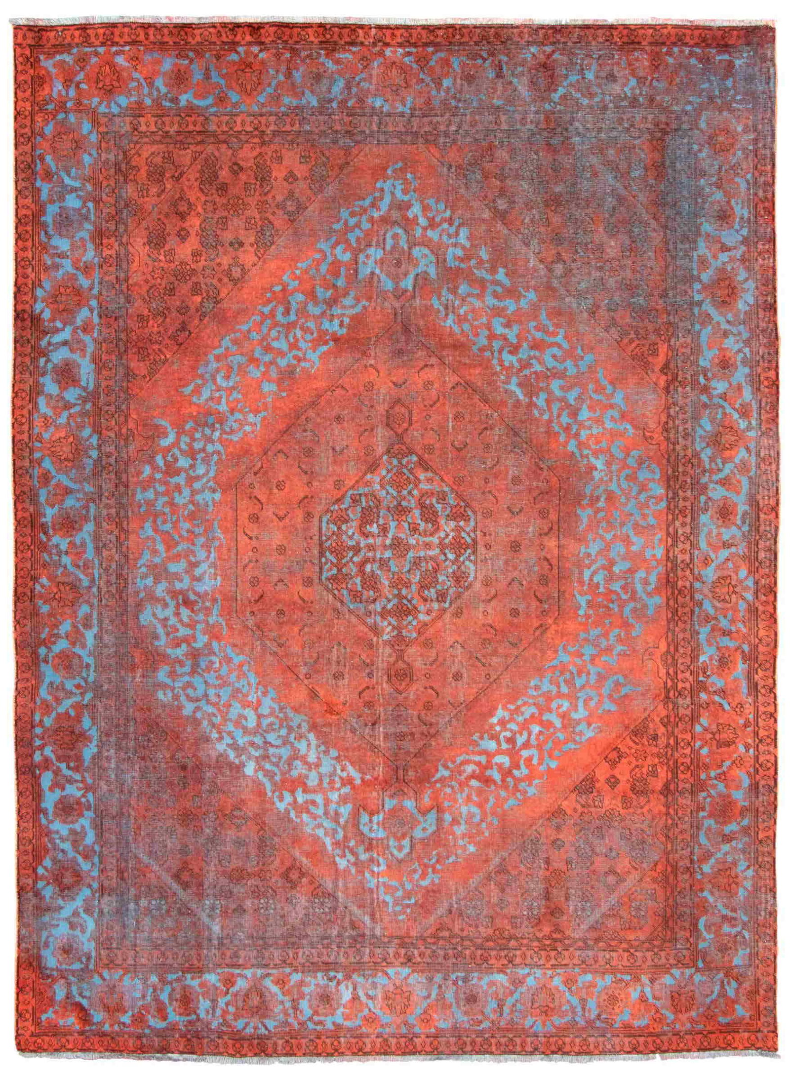 Color Transition Dark Copper Rug 9'2" x 12'6" (1 of 5)