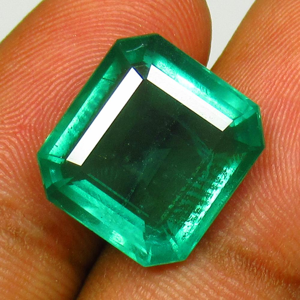IGTL Certified 11.54 Ct Natural Zambian Emerald Octagon (1 of 5)