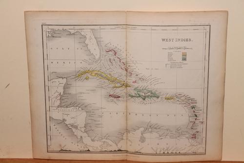 1832 West Indies Map (1 of 3)