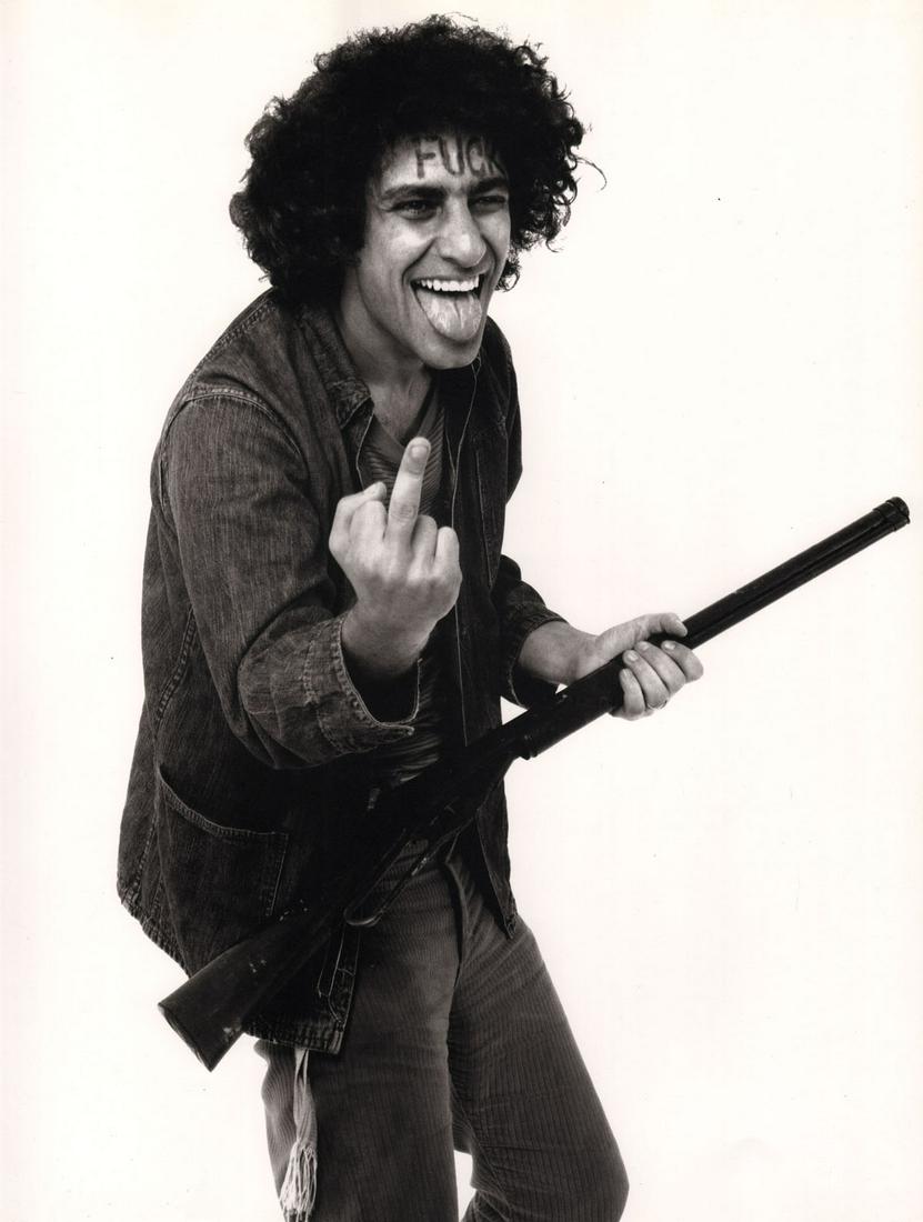RICHARD AVEDON - Abbie Hoffman, Chicago 7 Trial,: Artist:RICHARD AVEDON Print Title: Abbie Hoffman, Chicago 7 Trial, 9/25/1969 Medium:Photo-lithograph Printed in 1990’s in the USA Image size (inches) approx. 12 x 8.5” Richard Avedon (1923-2004)