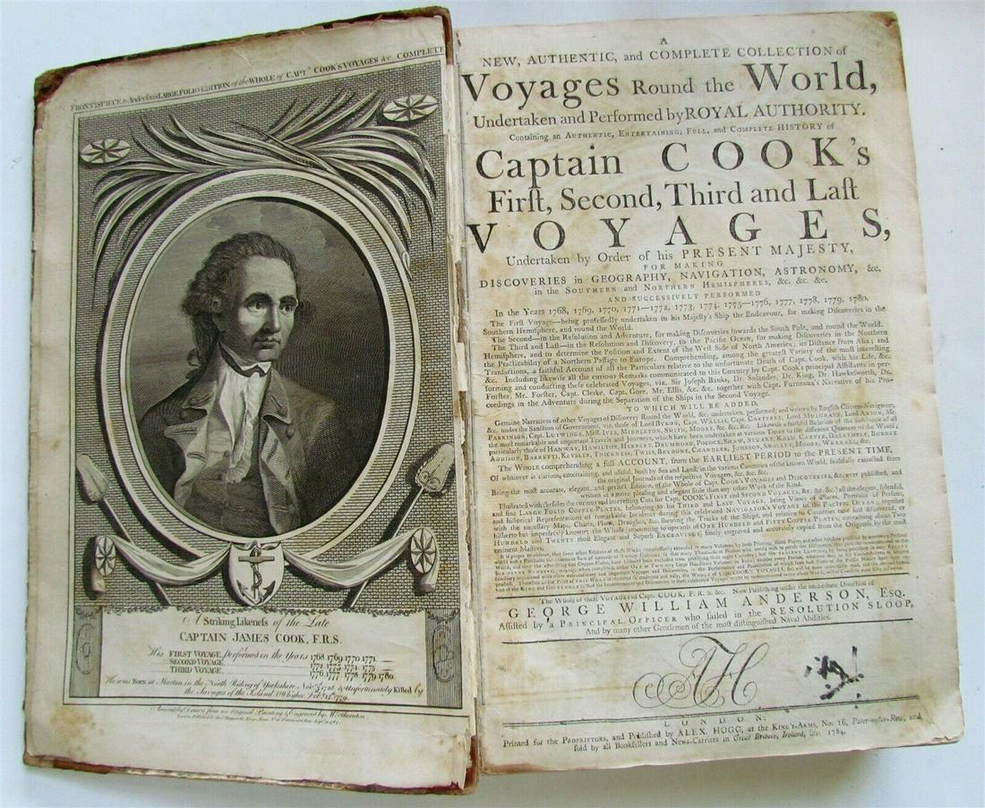 1784 CAPTAIN JAMES COOK VOYAGES AROUND THE WORLD 150 (1 of 12)
